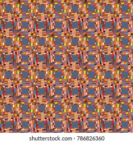 Seamless pattern with globe icon for background.