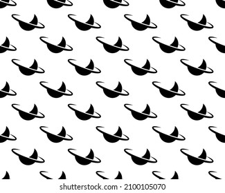 Seamless pattern of globe in white background with mini doodle . Vector Illustration.