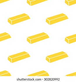 Seamless Pattern With Gold Bar