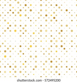 seamless pattern with gold dots randomly