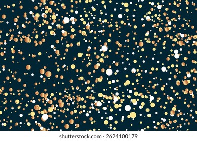 padrão sem costura dourado glitter fundo de luxo