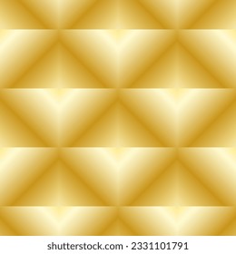 Seamless pattern gold metal texture. Abstract yellow decoration.Vector shiny and metal steel gradient template for chrome border, iron frame, label design.