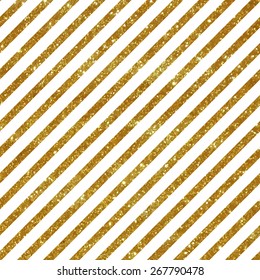 Seamless pattern with gold stripes