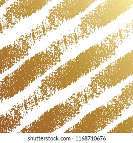 Seamless pattern with gold and white striped. Hand drawn black and yellow paint strokes. Grunge style. Hand-drawn stripes, brush strokes, stars. Beautiful vector fashionable floral exotic background.