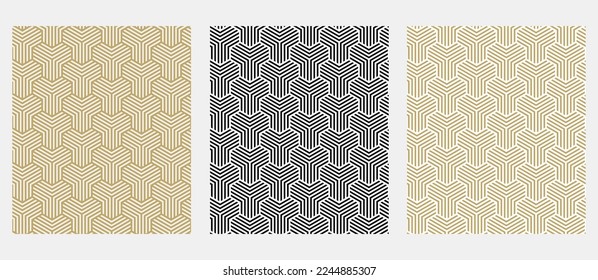 Seamless pattern golden ornament background. Vector illustration