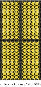 Seamless Pattern golden Snow flakes on dark background vector illustration festive texture wrapping paper packaging seamless decoration pattern wrapping paper decoration wallpaper fabric cloths