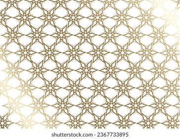 Seamless pattern golden stars. Abstract polygonal pattern luxury. Wallpaper Design, Tender design for gift wrappers, wallpaper, wrapping paper