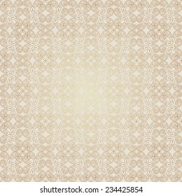 Seamless pattern with golden swirls.Vector