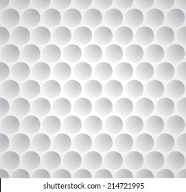 Seamless Pattern With Golf Ball Texture. Vector Background