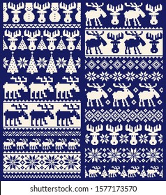 Seamless pattern of the good Nordic-style,