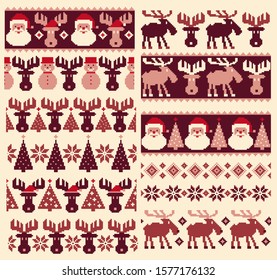 Seamless pattern of the good Nordic-style,