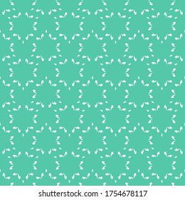 Seamless pattern with a graceful figures in geometrical style