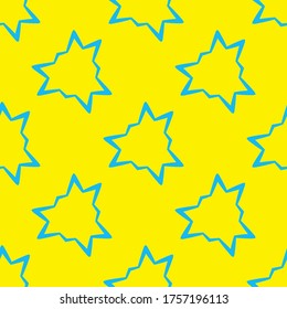 Nahtloses Muster mit anmutigen Figuren im geometrischen Stil