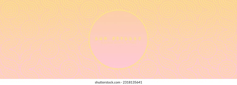 Seamless Pattern with Gradient Asian Harmony. Spiritual and Meditative Seamless Mandala Pattern Background for Tranquil Summer Atmosphere