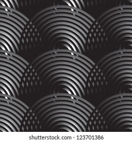 Seamless pattern with gradient circles. Vector illustration for your design