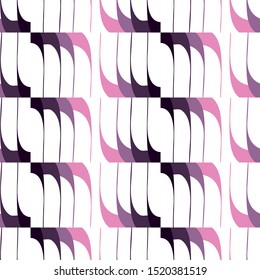 Seamless pattern with gradient elements on a white background.