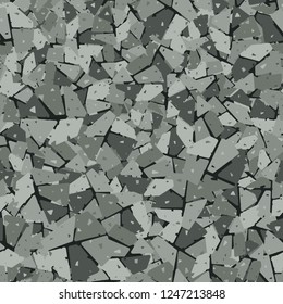 Seamless pattern. Granite camouflage.