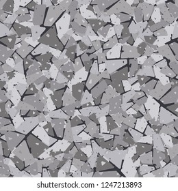 Seamless pattern. Granite camouflage.
