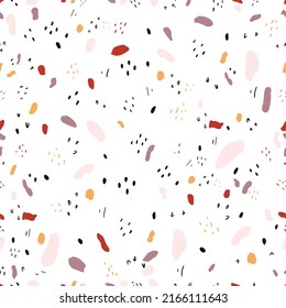 Patrón sin soldadura Fondo de textura del suelo de terrazo de piedra granítica