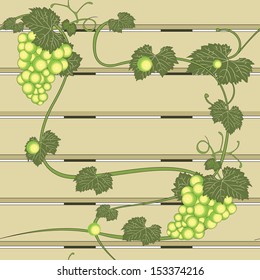 seamless pattern  grapes
