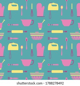 Seamless pattern graphic baking supplies