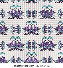 Seamless pattern, graphic elements, background 
