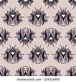 Seamless pattern, graphic elements, background 
