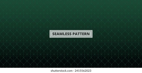 Patrón sin fisuras de líneas gráficas formando constelaciones, con fondo de gradiente verde y negro