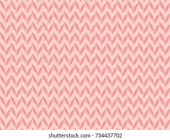 Seamless pattern. Graphic ornament. Floral stylish background. Vector repeating texture with stylized pink leaves