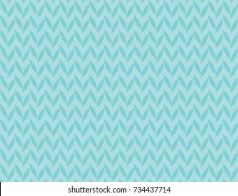 Seamless pattern. Graphic ornament. Floral stylish background. Vector repeating texture with stylized blue leaves