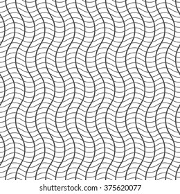 Seamless pattern. Graphic ornament. Geometric stylish background. Vector repeating texture.