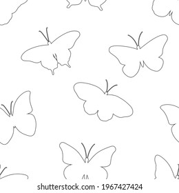 Seamless pattern graphics black white coloring vector illustration