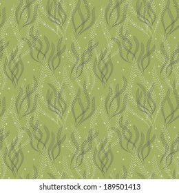 Seamless pattern of grass stems.