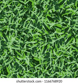 Seamless pattern. Grassy lawn.