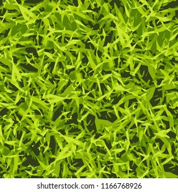 Seamless pattern. Grassy lawn.