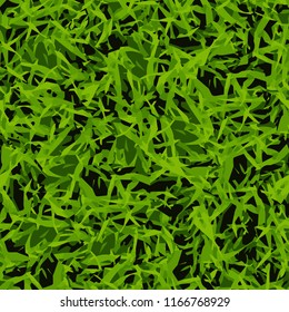 Seamless pattern. Grassy lawn.