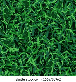 Seamless pattern. Grassy lawn.