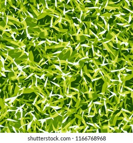 Seamless pattern. Grassy lawn.