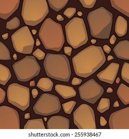 Seamless pattern of gravel