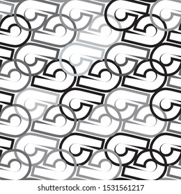 Seamless pattern with gray intersecting lines.
