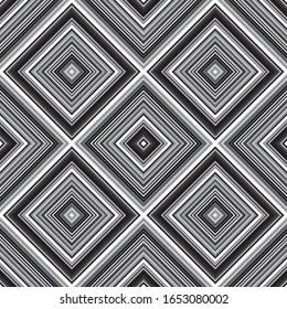 Seamless pattern with gray squares