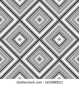 Seamless pattern with gray squares
