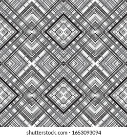 Seamless pattern with gray squares