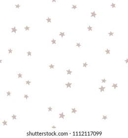 Seamless pattern with gray stars