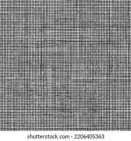 Seamless pattern. Gray vector background, grunge style. The texture of the coarse woven material.