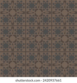 
Seamless pattern in gray-brown tones for tiles, linoleum, tablecloths, wallpaper. 
Background vector.