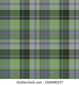 Seamless pattern in great beautiful green and violet  colors for plaid, fabric, textile, clothes, tablecloth and other things. Vector image. 
