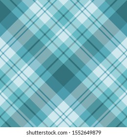 Seamless pattern in great beautiful water blue colors for plaid, fabric, textile, clothes, tablecloth and other things. Vector image. 2