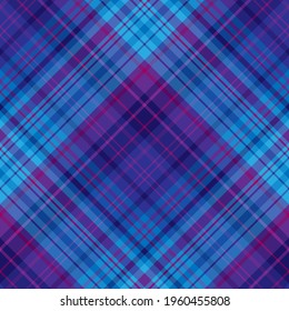 Patrón sin foco en los grandes colores azul y violeta para machacar, tela, textil, ropa, mantel y otras cosas. Imagen vectorial. 2