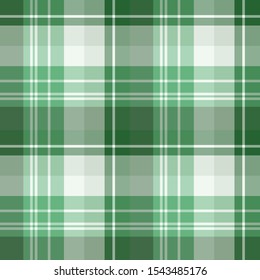 Seamless pattern in great cold green colors for plaid, fabric, textile, clothes, tablecloth and other things. Vector image. 
